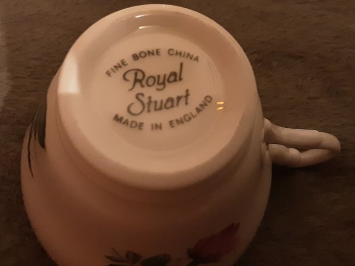 twenty one piece Royal Stewart tea service