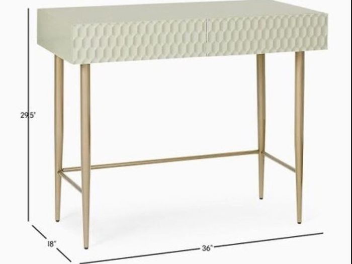 West Elm mini desk or console table