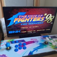 Retro arcade games console