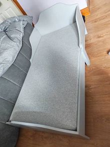 Nested toddler bed with mattress