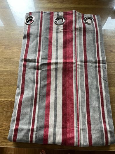 Striped curtains