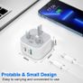 USB C Plug,20W Type C Fast Charger Plug and Cable for iPhone Charging Plug and Lead,Fast Charge for iPhone 14/14 Pro/13/13 Pro/12/12 Pro/11/SE/10/8/iPhone USB-C Adapter Plug UK and Lightning Wire Image 6