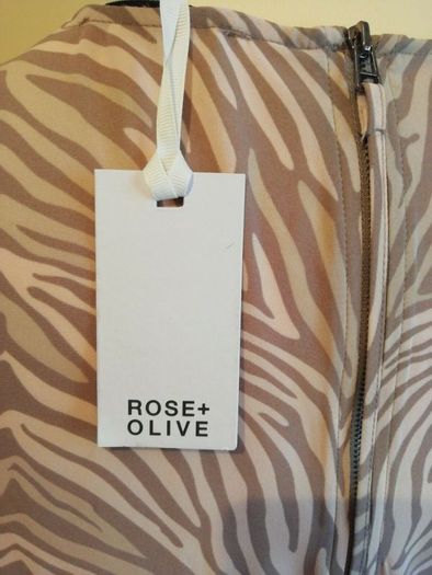 FREE POST Rose & Olive Ladies Top New With Tags Beige & Cream. Payment By REVOLUT or PAYPAL