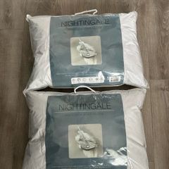Duck down pillows