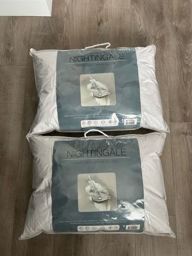 Duck down pillows