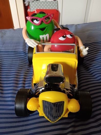 M&M's Rebel Without A Clue Hot Rod Candy Dispenser. (A few minor marks. See pictures.)