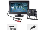 10m Car Rear View Camera with Monitor For Truck Vehicle Van Camper Trailer Parking 4.3" Screen Rear Camera 9-36V Night Vision Easy Installation