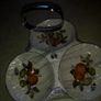 Sweet / Nuts 3 Section Holder Medwinter Staffordshier England. Image 2