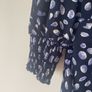 Emily & Me V neck purple navy midi dress UK 16 Image 4