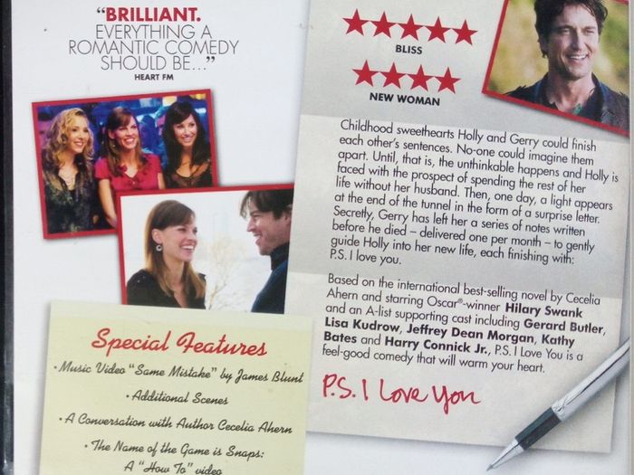 P. S. I Love You [2007] Hilary Swank, Gerald Butler, Lisa Kudrow, Gina Gershon, James Marsters, Harry Connick Jr., Jeffrey Dean Morgan & Kathy Bates [1xDVD Movie]