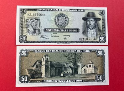 Peru  50 Soles  1977 UNC
