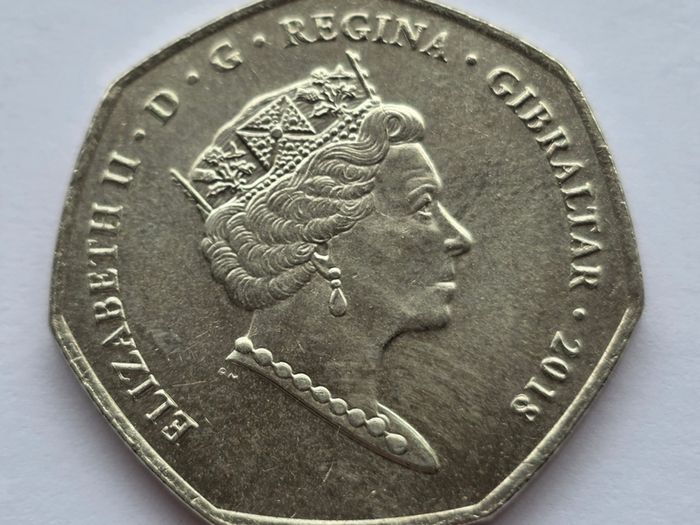 Gibraltar 50 pence 2018 -  Calpe House