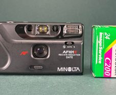 Minolta Af 101r Point & Shoot Film Camera 35mm