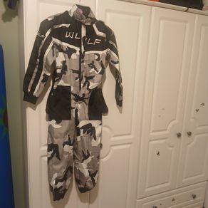Wulf racing suit and matching helmets