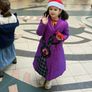 Designer Girls Down Coat 5-7years old Image 2