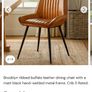 Dining chairs Buffalo Leather tan Image 9