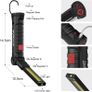 LED Torch Rechargeable Work Light, Emergency Inspection Lamp 360 Rotate Mechanic Light with Magnetic Base Hook (2 Pack, Black) Image 9