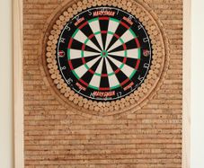 Hand-Made Cork Dartboard Wall Protector