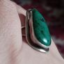 Vintage silver 925  ring with Eilat stone. Image 6