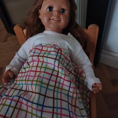 Collectible Smoby Roxanne Doll with Ikea doll bed