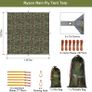 Hammock Rain Fly Tent Tarp, 3m x 3m Tarpaulin Portable Sunshade Lightweight Waterproof Groundsheet Windproof Camping gazebo Picnic Mat Anti UV Sun Shelter for Camping Travel Beach MULTIPLE COLOURS AVAILABLE (FREE SHIPPING) Image 7