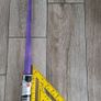 Vintage 2002 Star Wars Hasbro Purple lightsabre Image 4