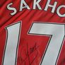 Liverpool FC Framed Signed Mamadou Sakho Jersey Image 9