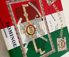 Mexican train dominoes set