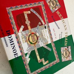 Mexican train dominoes set