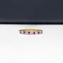 Eleven Stone Ruby and Diamond Ring in 18K Gold Image 2