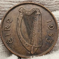 Ireland 1953 1/2d Halfpenny