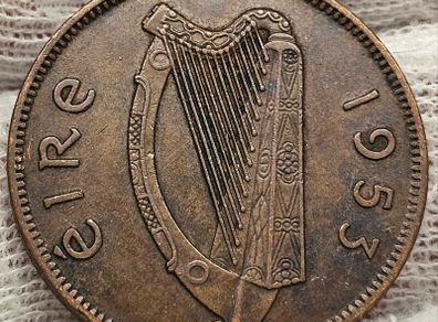 Ireland 1953 1/2d Halfpenny