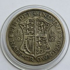 1930 Key Date Half Crown UK Silver