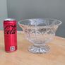 Cara Crystal Footed Fruit Bowl Image 2