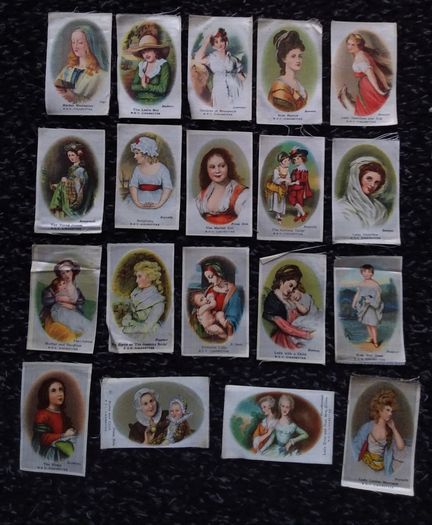 Old Masters , Cigarette Silks , Godfrey Phillips BDV - 1920s