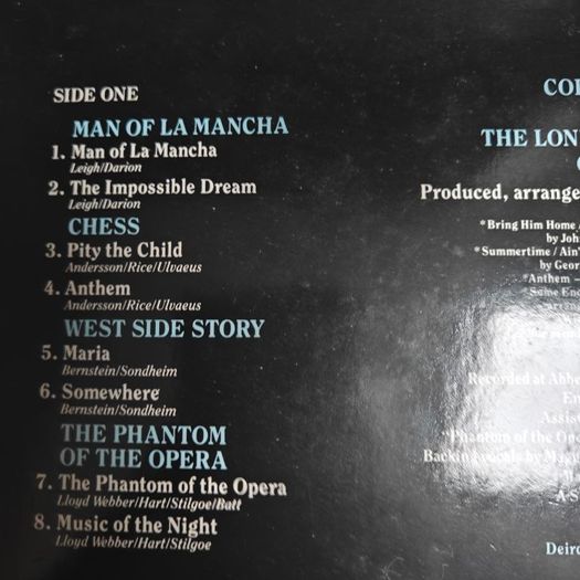 Colm Wilkinson, Stage Heroes LP, stage and theatre interest