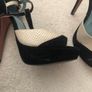 Kurt Geiger 6 platform black and cream strapped shoe Image 3