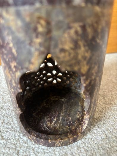 Handmade Soapstone Aroma Oil Burner and Tea Light/ Candle Holder