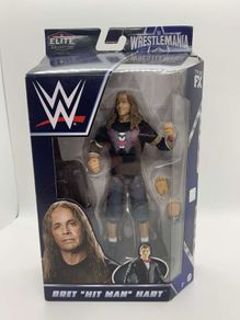 wwe elite Wrestlemania 38 Bret "the hitman" Hart  action figure