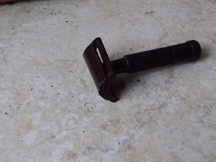 Vintage : German Slant Safety Razor in Brown Bakelite