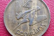 Ireland 1946 Farthing 1/4d coin Two-tone
