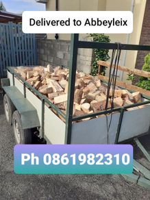 Trailer loads of mixed hardwood and softwood