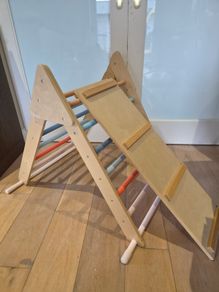 Wooden Pikler Triangle Climbing Frame