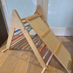 Wooden Pikler Triangle Climbing Frame