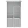 Bird Cage Grey 115x78x200 cm Galvanised Steel Image 3