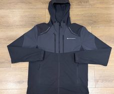Black and Grey Monterrain Windbreaker Jacket