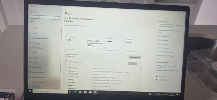 fujitsu laptop A3511
