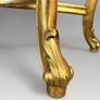 Carved Gilt Wood Console Table with Shaped Marble Top Image 3