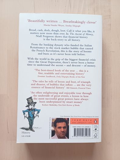 The Ascent of Money: A Financial History of the World by Niall Ferguson (Paperback 2008)