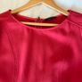 French designer Tara Jarmon coral pink dress - size 40 Image 3
